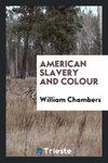 American slavery and colour