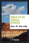 Essays in legal ethics