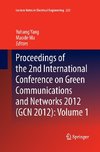 Proceedings of the 2nd International Conference on Green Communications and Networks 2012 (GCN 2012): Volume 1