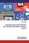 Development Of A Model For Security Of Web Services Spam