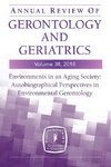 Annual Review of Gerontology and Geriatrics