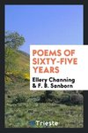 Poems of sixty-five years