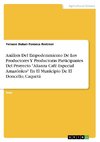 Análisis Del Empoderamiento De Los Productores Y Productoras Participantes Del Proyecto 