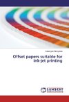 Offset papers suitable for ink-jet printing