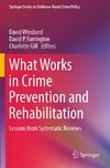 What Works in Crime Prevention and Rehabilitation