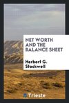 Net worth and the balance sheet