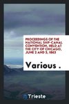 Proceedings of the National Ship-Canal Convention, held at the city of Chicago, June 2 and 3, 1863