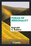 Poems of personality