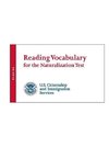 Reading Vocabulary for the Naturalization Test