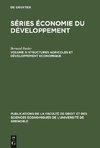 Structures agricoles et  développement economique