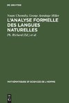 L'analyse formelle des langues naturelles