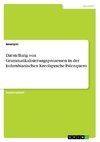 Darstellung von Grammatikalisierungsprozessen in der kolumbianischen Kreolsprache Palenquero