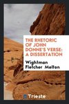 The Rhetoric of John Donne's Verse