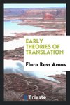 Early Theories of Translation