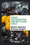 Home Occupations for Boys and Girls