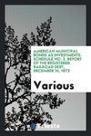 American Municipal Bonds as Investments. Schedule No. 2. Report of the Registered Railroad Debt, December 31, 1873