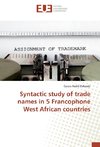 Syntactic study of trade names in 5 Francophone West African countries