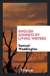 English Sonnets by Living Writers