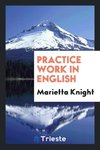 Practice Work in English