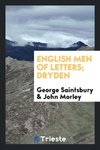 English Men of Letters; Dryden