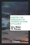 History of Germany in Words of One Syllable