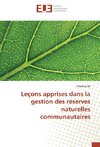 Leçons apprises dans la gestion des réserves naturelles communautaires