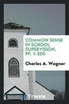 Common Sense in School Supervision, pp. 1-200