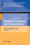 Security in Computing and Communications