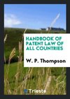 Handbook of Patent Law of All Countries