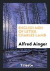 English Men of Letter. Charles Lamb