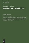 De la Justice politique (1798-1800), d'aprés l'«Enyuiry Concerning Political Justice» de William Godwin