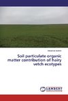 Soil particulate organic matter contribution of hairy vetch ecotypes