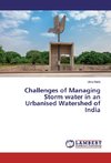 Challenges of Managing Storm water in an Urbanised Watershed of India