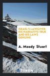 Israel's Lawgiver