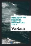 Memoirs of the Historical Society of Pennsylvania. Vol. II