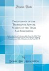 Association, T: Proceedings of the Thirteenth Annual Session