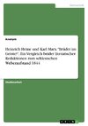 Heinrich Heine und Karl Marx 