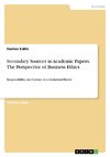 Secondary Sources in Academic Papers. The Perspective of Business Ethics