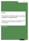 Eine Analyse und Interpretation von Arthur Schnitzlers 