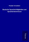 Deutsche Sprachrichtigkeiten und Spracherkenntnisse