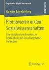 Promovieren in den Sozialwissenschaften