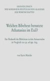 Welchen Bibeltext benutzte Athanasius im Exil?