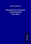 Geschichte des deutschen Sprachstammes