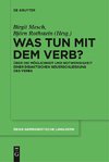 Was tun mit dem Verb?