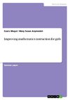 Improving mathematics instruction for girls