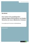 Eine Analyse der grundlegenden Anforderungen sehbehinderter und blinder Menschen an einen öffentlichen Freiraum