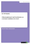 Chloramphenicol and hydralazine as corrosion inhibitors for steel