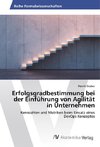 Erfolgsgradbestimmung bei der Einführung von Agilität in Unternehmen