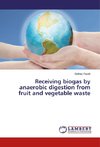 Receiving biogas by anaerobic digestion from fruit and vegetable waste