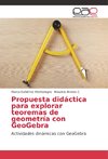 Propuesta didáctica para explorar teoremas de geometría con GeoGebra